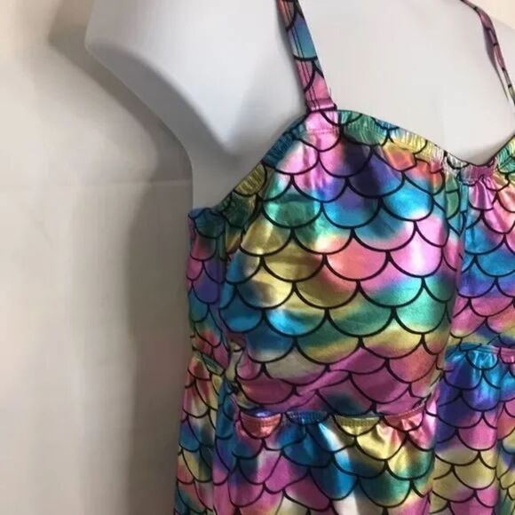 TORRID MERMAID TANKINI TOP SWIMSUIT 1X NWOT - Picture 4 of 8